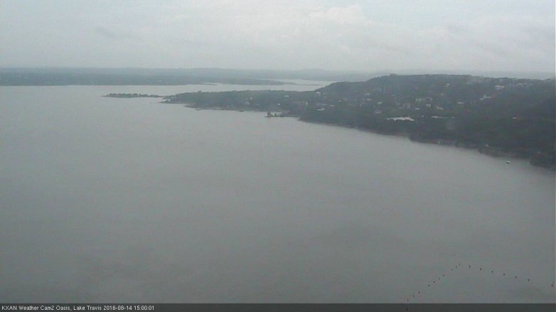 Lake Travis webcam, August 14, 2016 2:15 PM CT