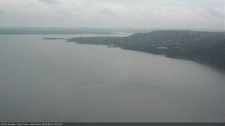 Lake Travis webcam, August 14, 2016 2:40 PM CT