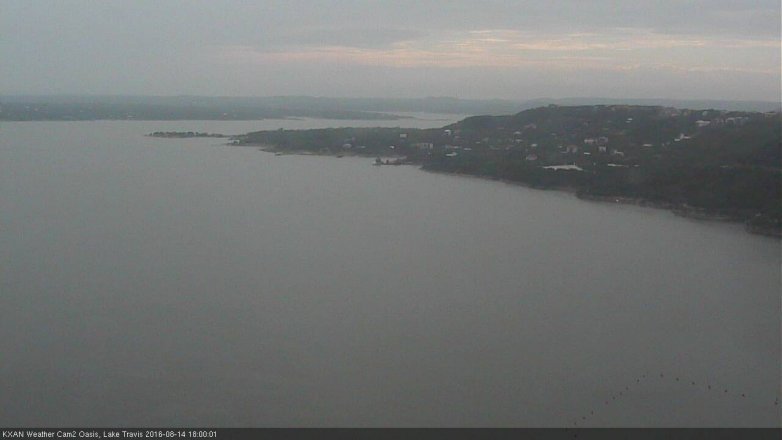 Lake Travis webcam, August 14, 2016 5:05 PM CT