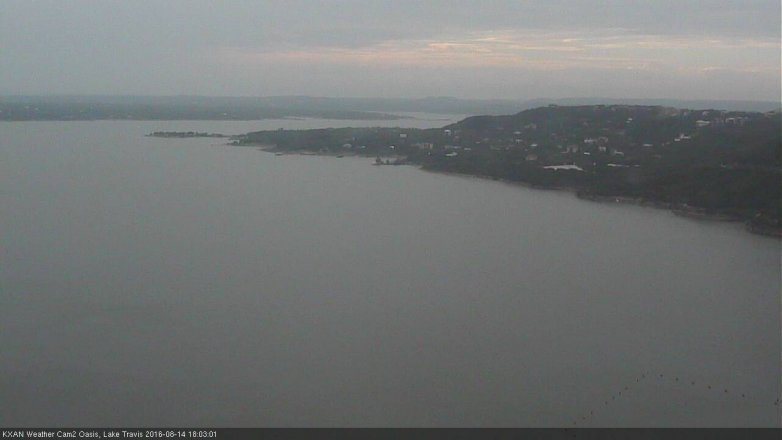 Lake Travis webcam, August 14, 2016 5:35 PM CT
