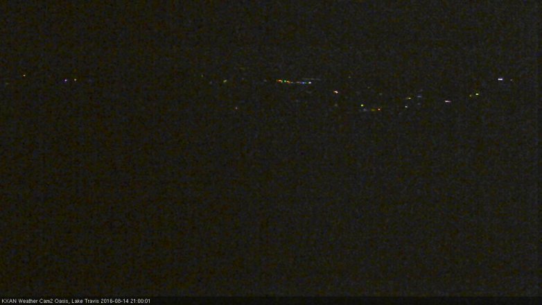 Lake Travis webcam, August 14, 2016 8:10 PM CT