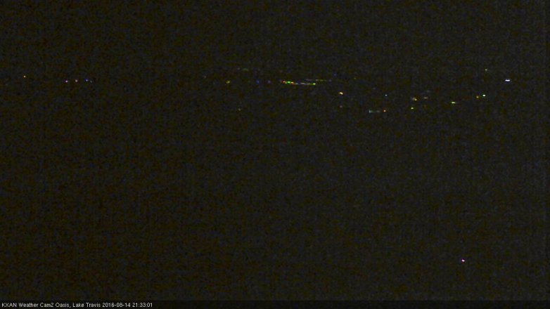 Lake Travis webcam, August 14, 2016 8:40 PM CT