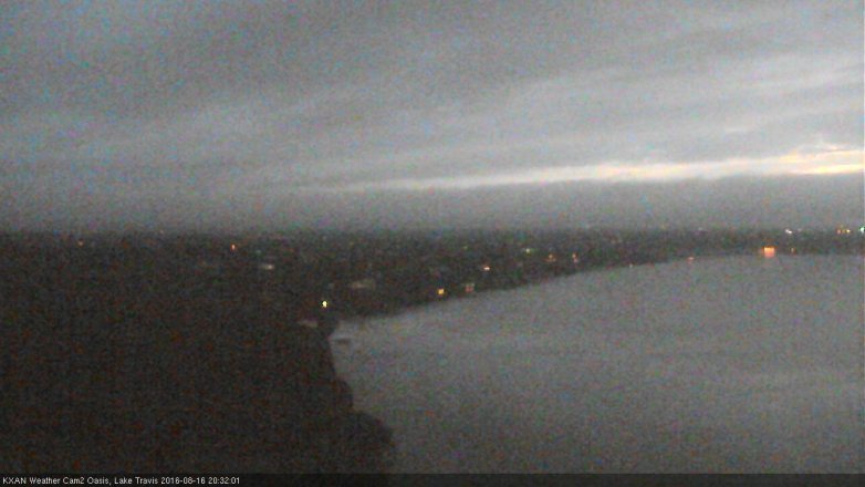 Lake Travis webcam, August 16, 2016 7:35 PM CT