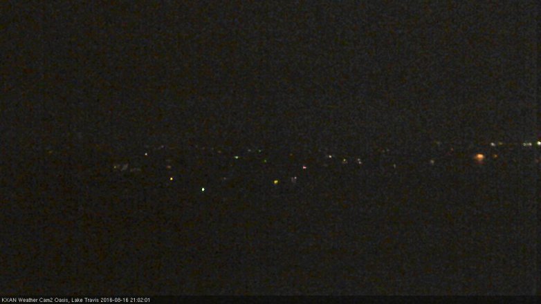 Lake Travis webcam, August 16, 2016 8:10 PM CT