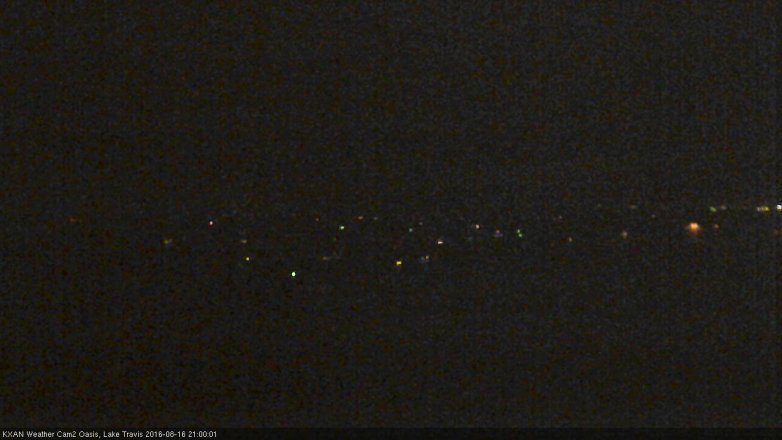 Lake Travis webcam, August 16, 2016 8:25 PM CT