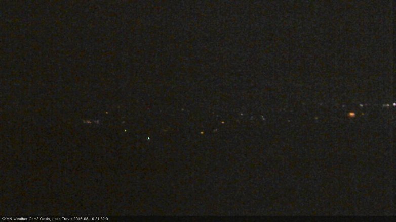 Lake Travis webcam, August 16, 2016 8:50 PM CT