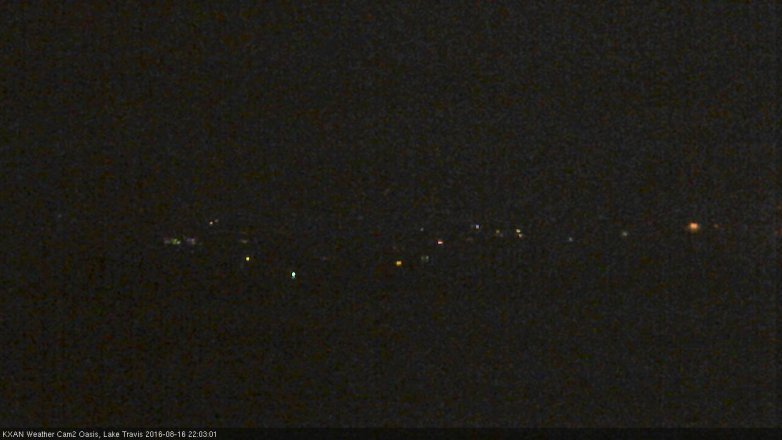 Lake Travis webcam, August 16, 2016 9:35 PM CT