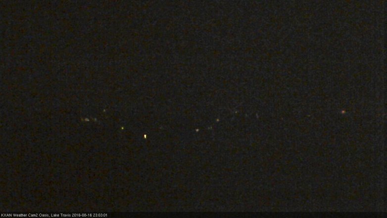 Lake Travis webcam, August 16, 2016 10:35 PM CT