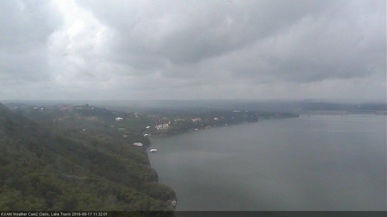 Lake Travis webcam, August 17, 2016 11:00 AM CT