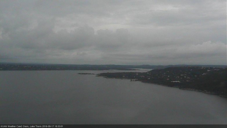 Lake Travis webcam, August 17, 2016 5:50 PM CT