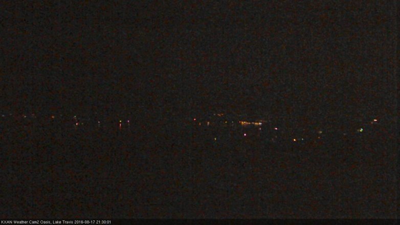 Lake Travis webcam, August 17, 2016 8:35 PM CT