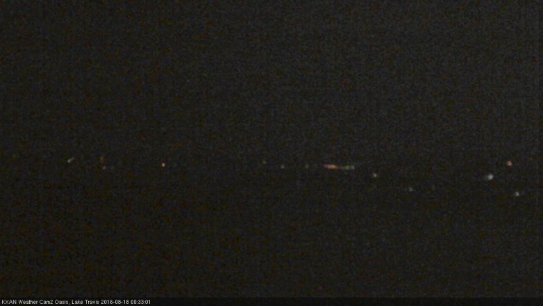 Lake Travis webcam, August 17, 2016 12:00 AM CT