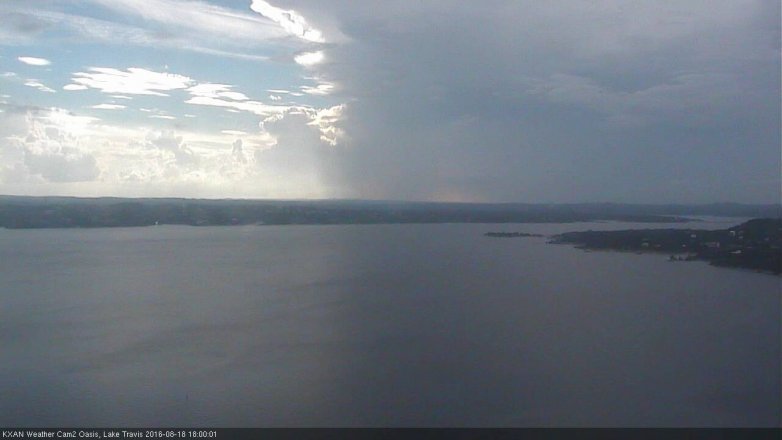 Lake Travis webcam, August 18, 2016 5:05 PM CT