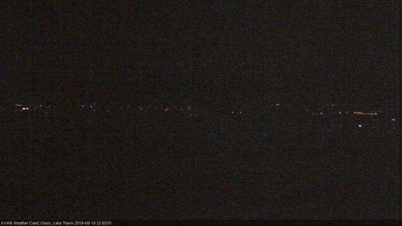 Lake Travis webcam, August 18, 2016 8:20 PM CT