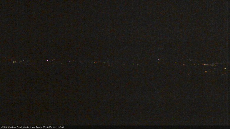 Lake Travis webcam, August 18, 2016 8:35 PM CT