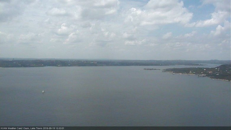 Lake Travis webcam, August 19, 2016 1:00 PM CT