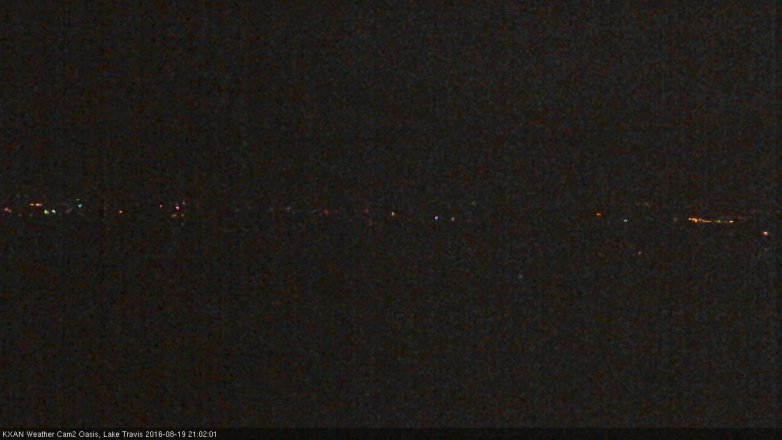 Lake Travis webcam, August 19, 2016 8:10 PM CT