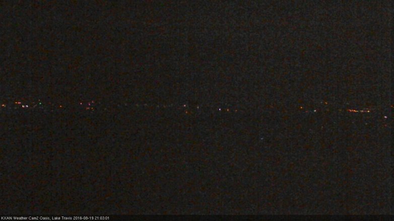 Lake Travis webcam, August 19, 2016 8:15 PM CT