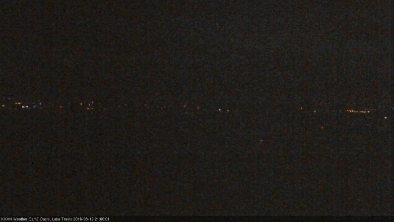 Lake Travis webcam, August 19, 2016 8:20 PM CT
