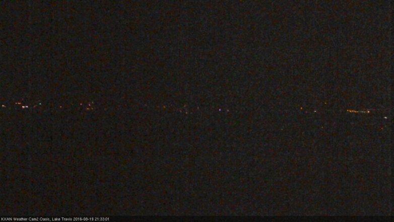 Lake Travis webcam, August 19, 2016 8:55 PM CT
