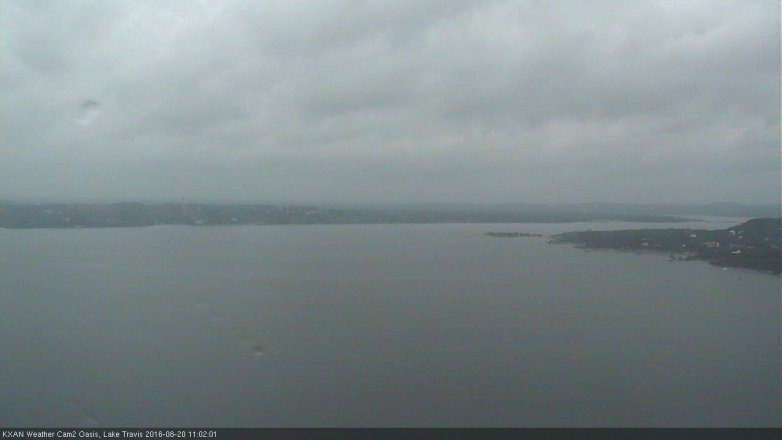 Lake Travis webcam, August 20, 2016 10:30 AM CT