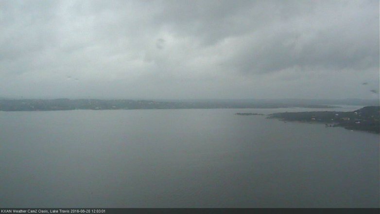 Lake Travis webcam, August 20, 2016 11:10 AM CT