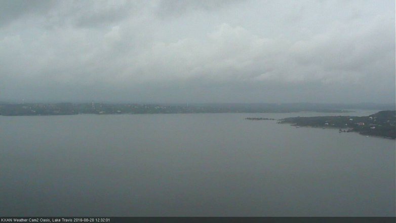 Lake Travis webcam, August 20, 2016 11:40 AM CT