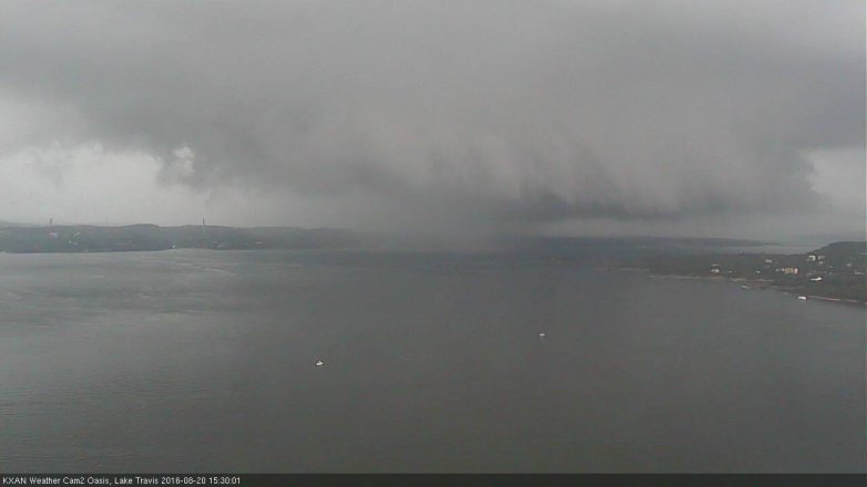 Lake Travis webcam, August 20, 2016 2:45 PM CT