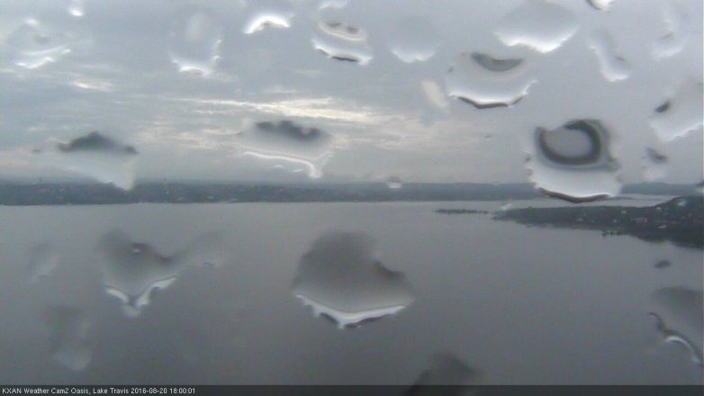 Lake Travis webcam, August 20, 2016 5:30 PM CT