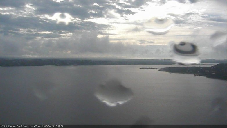 Lake Travis webcam, August 20, 2016 5:35 PM CT