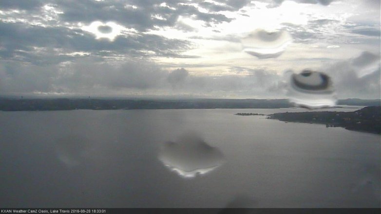 Lake Travis webcam, August 20, 2016 5:50 PM CT