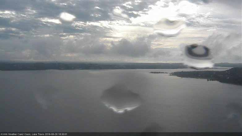 Lake Travis webcam, August 20, 2016 6:00 PM CT