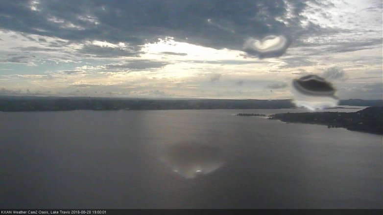 Lake Travis webcam, August 20, 2016 6:05 PM CT