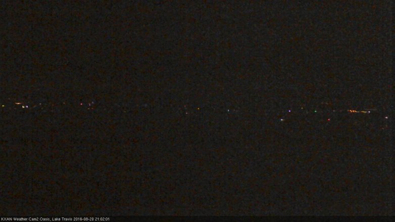 Lake Travis webcam, August 20, 2016 8:20 PM CT