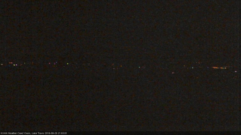 Lake Travis webcam, August 20, 2016 8:35 PM CT