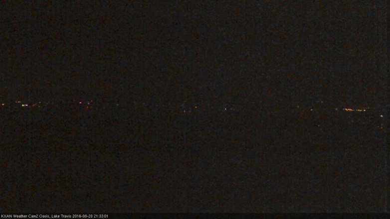 Lake Travis webcam, August 20, 2016 8:50 PM CT