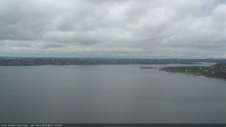 Lake Travis webcam, August 21, 2016 11:40 AM CT