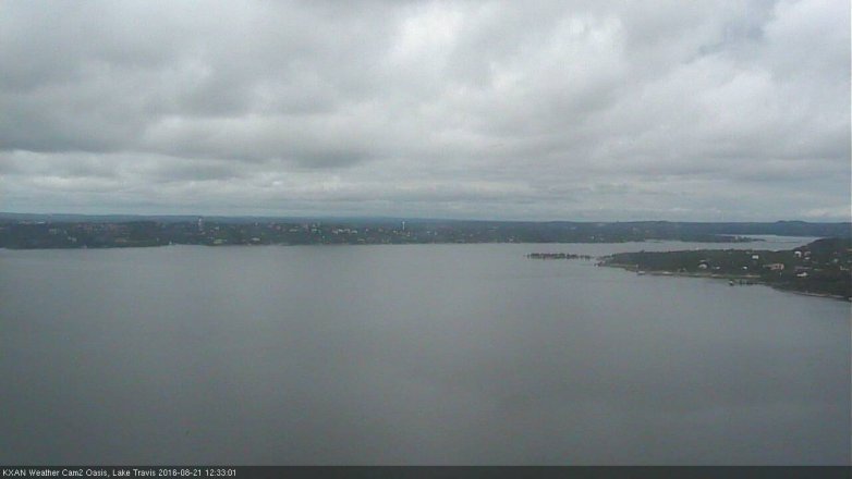 Lake Travis webcam, August 21, 2016 11:50 AM CT
