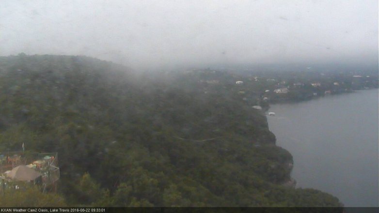 Lake Travis webcam, August 22, 2016 9:05 AM CT