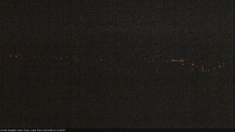 Lake Travis webcam, August 22, 2016 8:10 PM CT