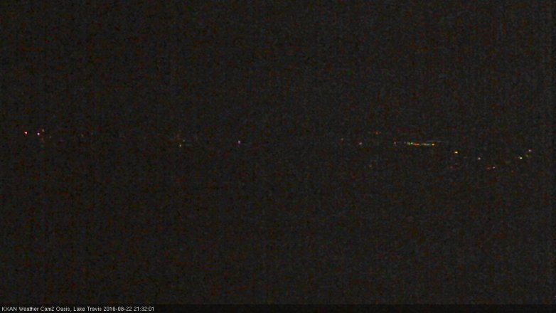 Lake Travis webcam, August 22, 2016 8:35 PM CT