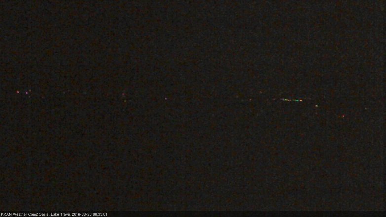 Lake Travis webcam, August 22, 2016 11:55 PM CT