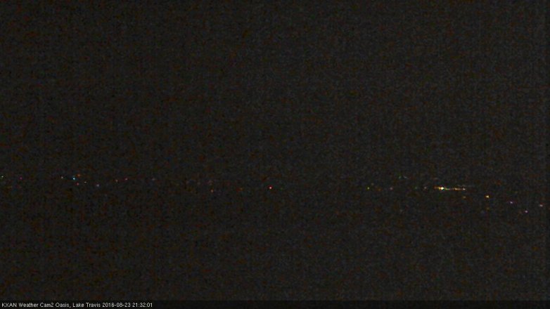 Lake Travis webcam, August 23, 2016 8:50 PM CT