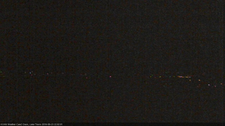 Lake Travis webcam, August 23, 2016 9:05 PM CT
