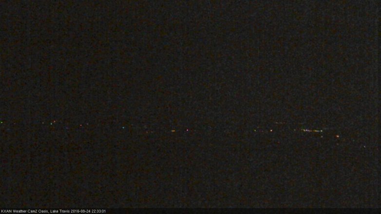 Lake Travis webcam, August 24, 2016 9:55 PM CT