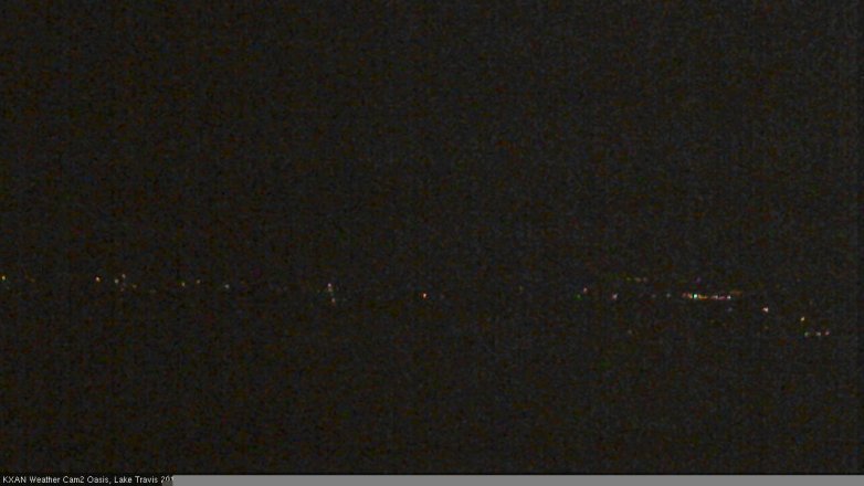 Lake Travis webcam, August 25, 2016 8:35 PM CT