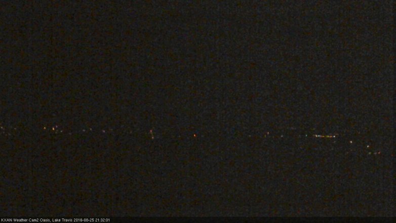 Lake Travis webcam, August 25, 2016 8:40 PM CT