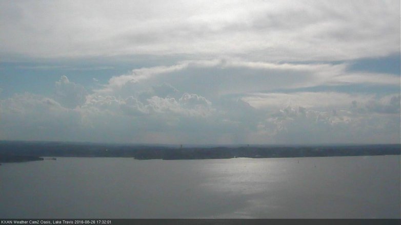 Lake Travis webcam, August 26, 2016 4:55 PM CT