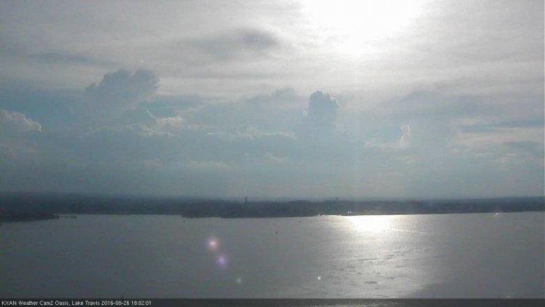 Lake Travis webcam, August 26, 2016 5:15 PM CT