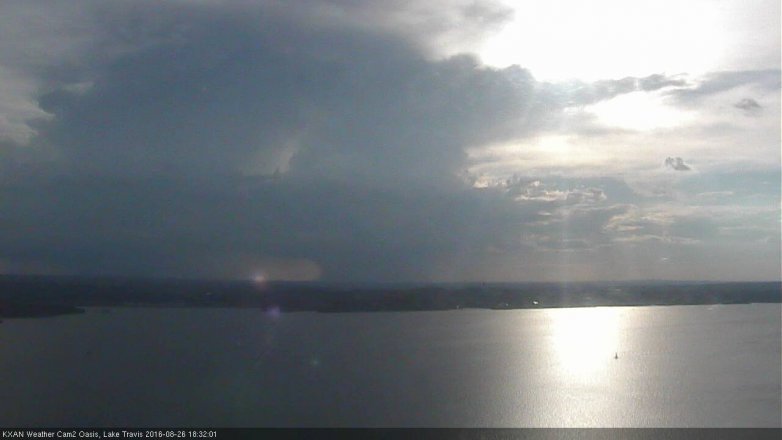 Lake Travis webcam, August 26, 2016 5:45 PM CT